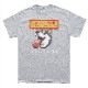 SAKURA DOGWARE FACTORY 名入れ　ユニセックス　Tシャツ　ヴィンテージプリント　黒柴犬『なめるぞ危険!』　6160