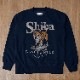 SAKURA DOGWARE FACTORY 名入れ　ユニセックス　クルーネックスウェット　ヴィンテージプリント　柴犬　8085