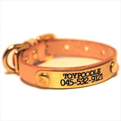 本革首輪・おしゃれ首輪・迷子札首輪の サクラ犬具製作所 / SAKURA