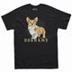 SAKURA DOGWARE FACTORY 名入れ　ユニセックス　Tシャツ　ヴィンテージプリント　コーギ　6202