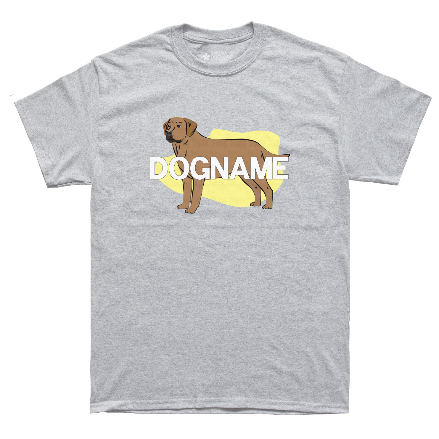 犬種デザイン名入れTシャツ ラブラドールレトリバー 6006-cho - サクラ