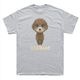 SAKURA DOGWARE FACTORY 名入れ　ユニセックス　Tシャツ　トイプードル　6205