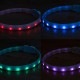 LED光る首輪　マルチカラー発光　流れる点滅　全4色14パターン　USB充電　