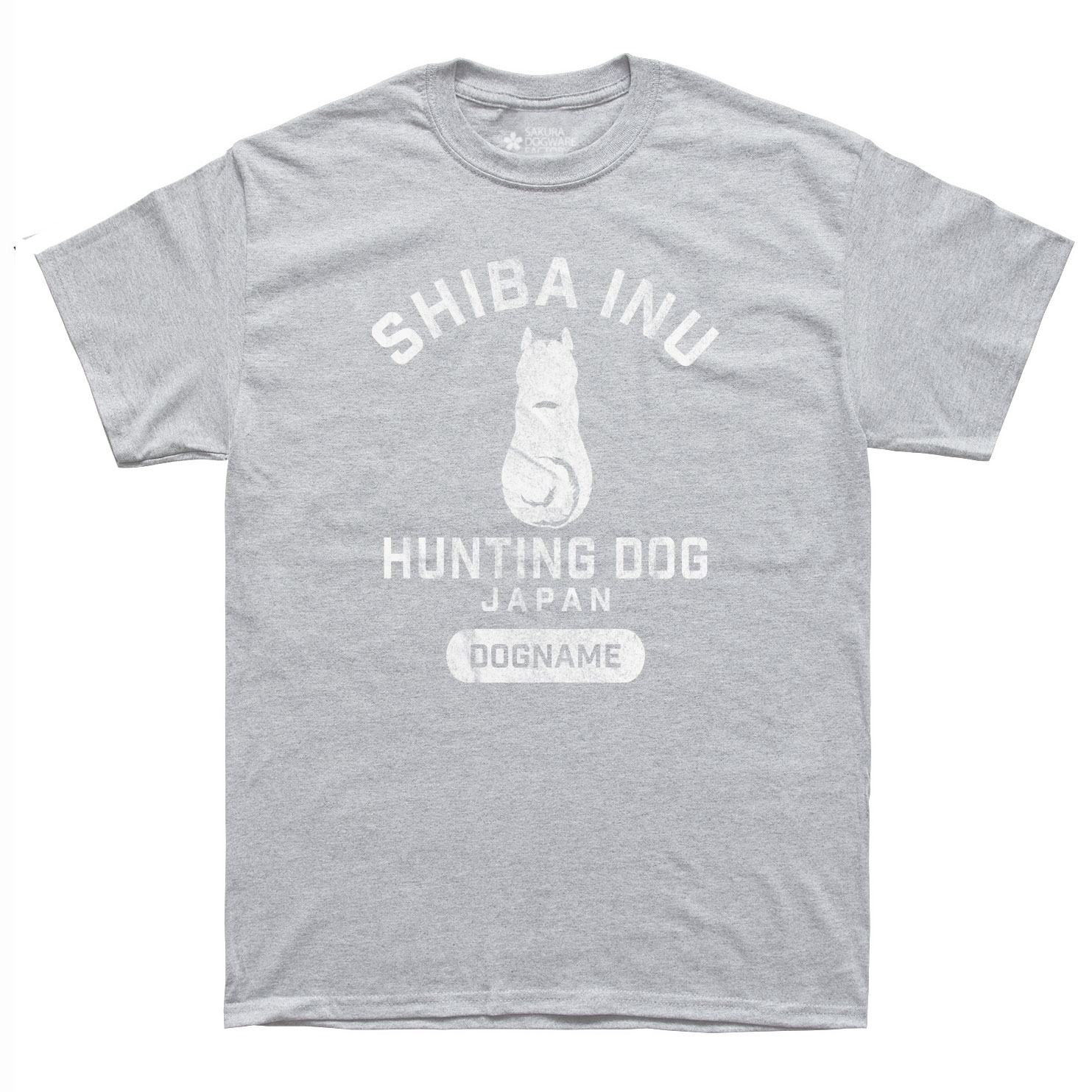 犬種デザイン名入れTシャツ 柴犬 6015 - サクラ犬具製作所