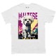 SAKURA DOGWARE FACTORY 名入れ　ユニセックス　Tシャツ　マルチーズ　6124