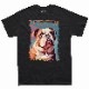 SAKURA DOGWARE FACTORY 名入れ　ユニセックス　Tシャツ　イングリッシュブルドッグ　6126