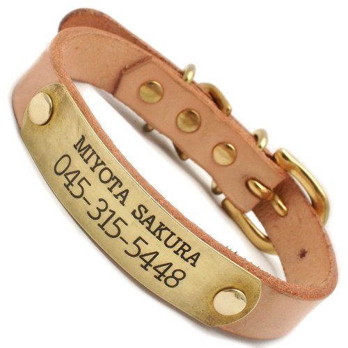 [#CLASSIC]サクラ犬具製作所　本革クラシックカラー　ヌメ革ナチュラル　日本製