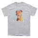SAKURA DOGWARE FACTORY 名入れ　ユニセックス　Tシャツ　ピットブル　6128