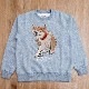 SAKURA DOGWARE FACTORY 名入れ　ユニセックス　クルーネックスウェット　トレーナー　柴犬　SHIBA INU