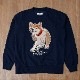 SAKURA DOGWARE FACTORY 名入れ　ユニセックス　クルーネックスウェット　トレーナー　柴犬　SHIBA INU
