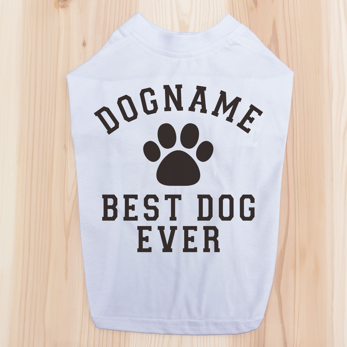 SAKURA DOGWARE FACTORY 名入れ　ペット用Tシャツ(小型犬・パピー・中大型犬・猫用) 綿100% 77002