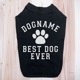 SAKURA DOGWARE FACTORY 名入れ　ペット用Tシャツ(小型犬・パピー・中大型犬・猫用) 綿100% 77002