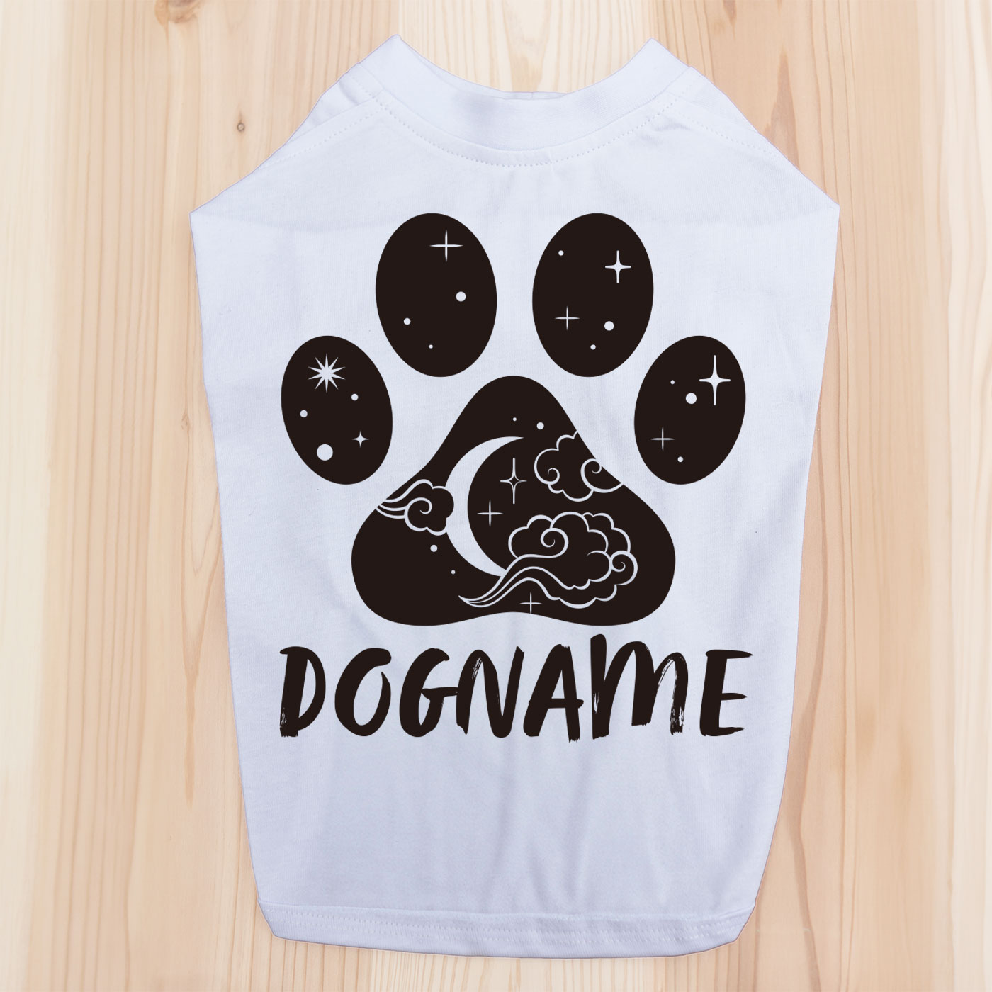 SAKURA DOGWARE FACTORY 名入れ　ペット用Tシャツ(小型犬・パピー・中大型犬・猫用) 綿100% 77003
