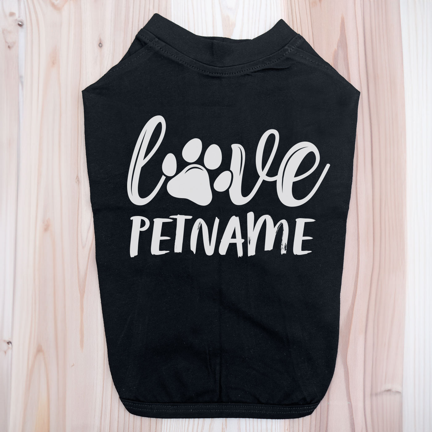 SAKURA DOGWARE FACTORY 名入れ　ペット用Tシャツ(小型犬・パピー・中大型犬・猫用) 綿100% 77004