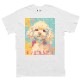 SAKURA DOGWARE FACTORY 名入れ　ユニセックス　Tシャツ　ヴィンテージプリント　トイプードル　6193
