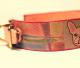 Framer WIDE グラフィック手仕上げ　本革首輪　真鍮無垢金具 サイズSS～LL ベルト幅30mm/40mm #33037