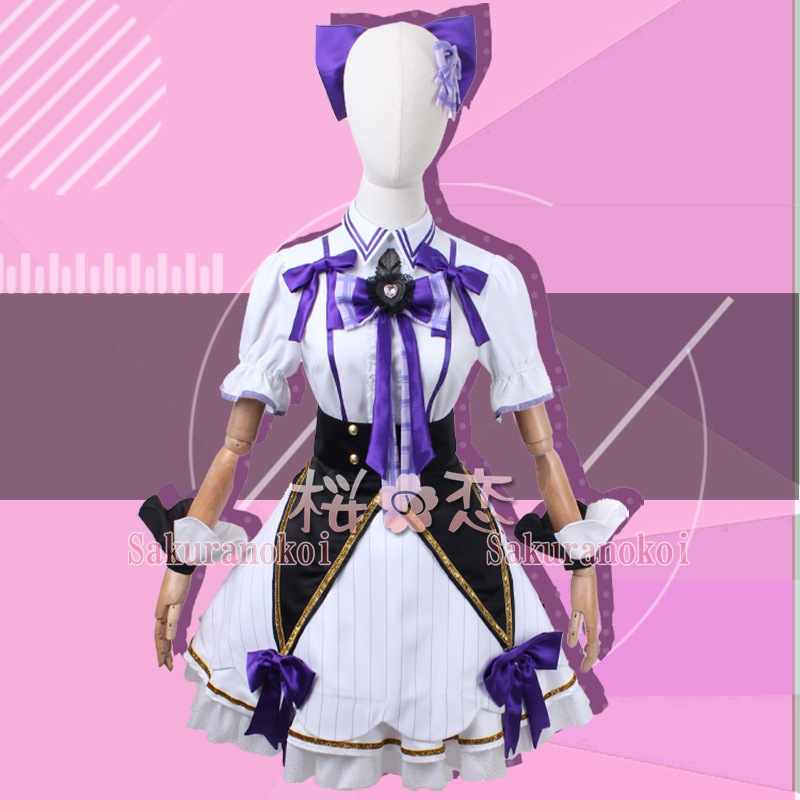 A Soul 嘉然 ダイアナ かわいい担当 コスプレ衣装 アイドル コスチューム コミケ 仮装 ハロウィン Y3392 コスプレ衣装 専門店 桜の恋 アニメコスプレ衣装 通販