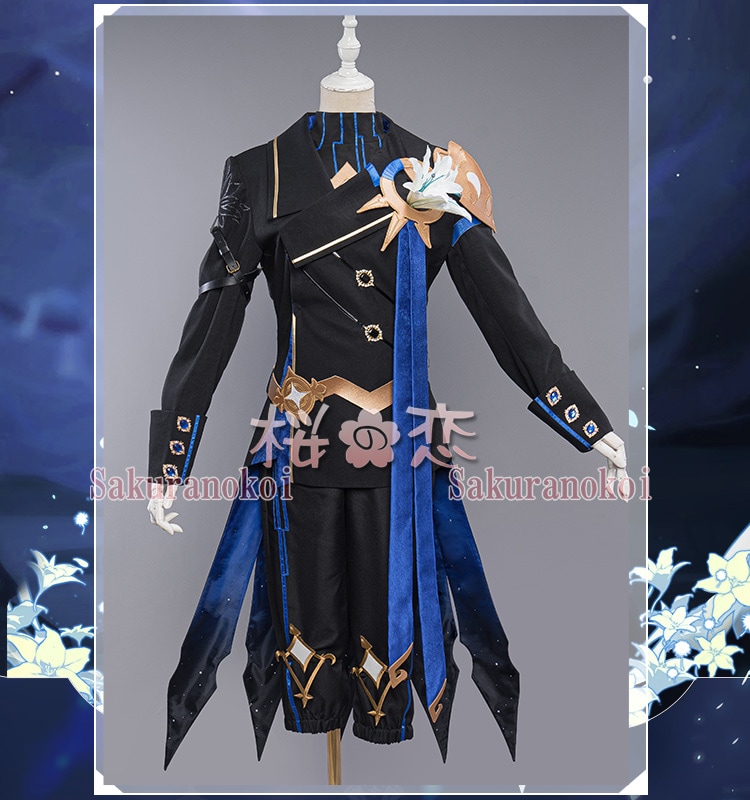 原神 げんしん genshin 主人公 空 Traveler 風・岩元素 コスプレ 衣装