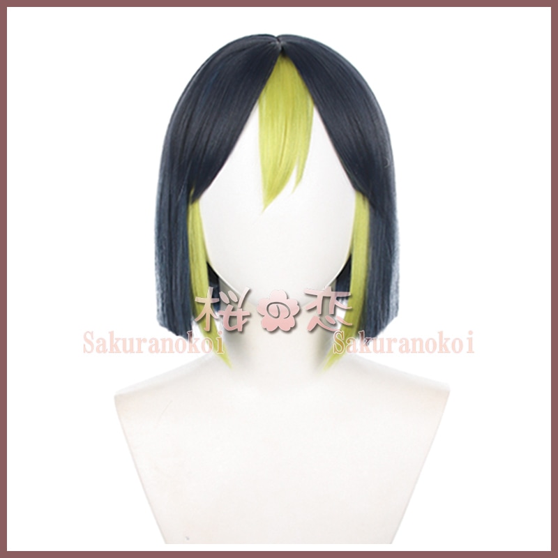 原神 げんしん コスプレウィッグ ティナリ Tighnari かつら WIG 耐熱 イベント パーティー cosplay 変装 アニメ qw3429