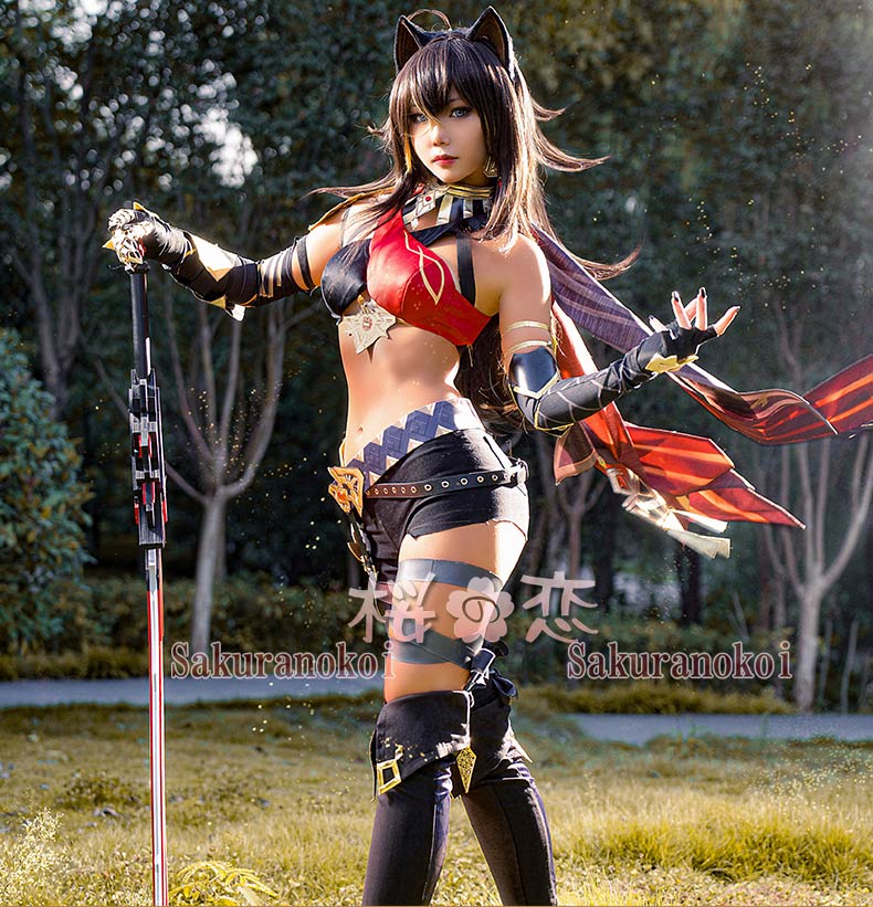 原神 げんしん genshin ディシア 衣装 cosplay イベント パーティー コスチューム 変装 仮装 uw1684