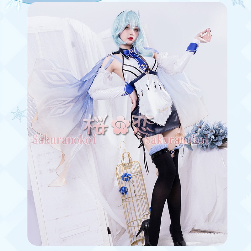 ���� ���󤷤� genshin Eula �桼�� �����륢 �ᥤ��  �����ץ� ���� cosplay ���٥�� �ѡ��ƥ��� �������塼�� ���� ���� uw1604