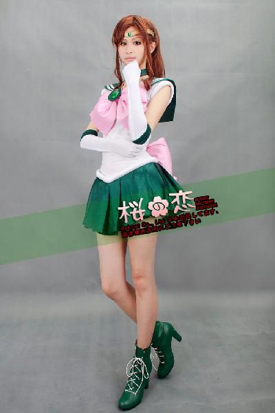 セーラームーン　セーラージュピター　コスプレ　フルセット　一式　即コス　衣装 Amazon.co.jp: [XIN XIN] 美少女戦士セーラームーンCrystal