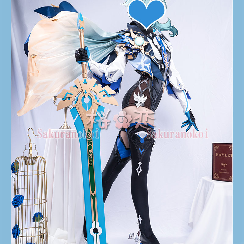 ���� ���󤷤� genshin Eula �桼�� �����륢 ���� cosplay ���٥�� �ѡ��ƥ��� �������塼�� ���� ���� uw1490