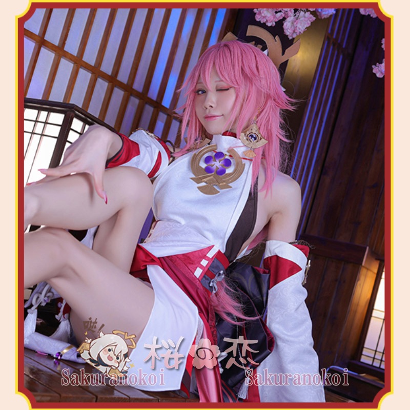 ���� ���󤷤� genshin ��� Ȭ�� ���ҡʤ䤨 �ߤ���Miko Yae �����ץ� ���� cosplay ���٥�� �ѡ��ƥ��� �������塼�� ���� ���� uw1552