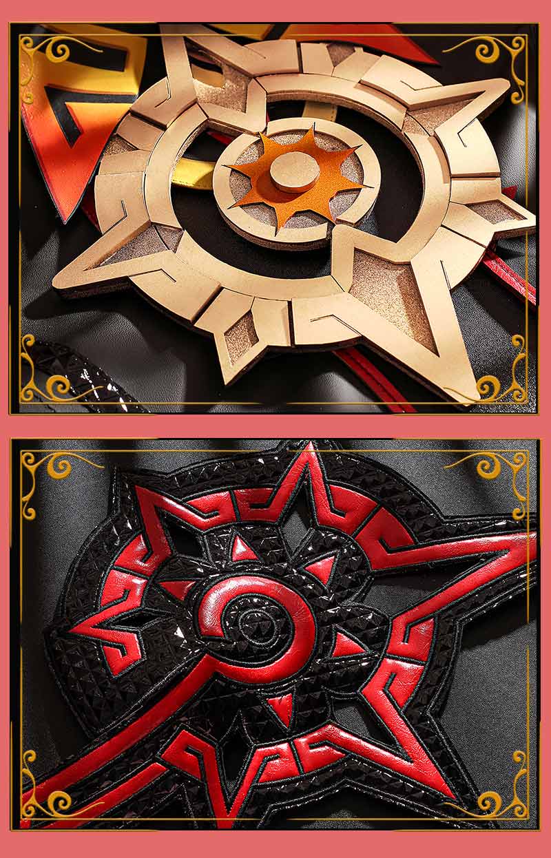  󤷤 genshin ޡ ץ  Mavuika п cosplay ٥ ѡƥ 塼   mg201