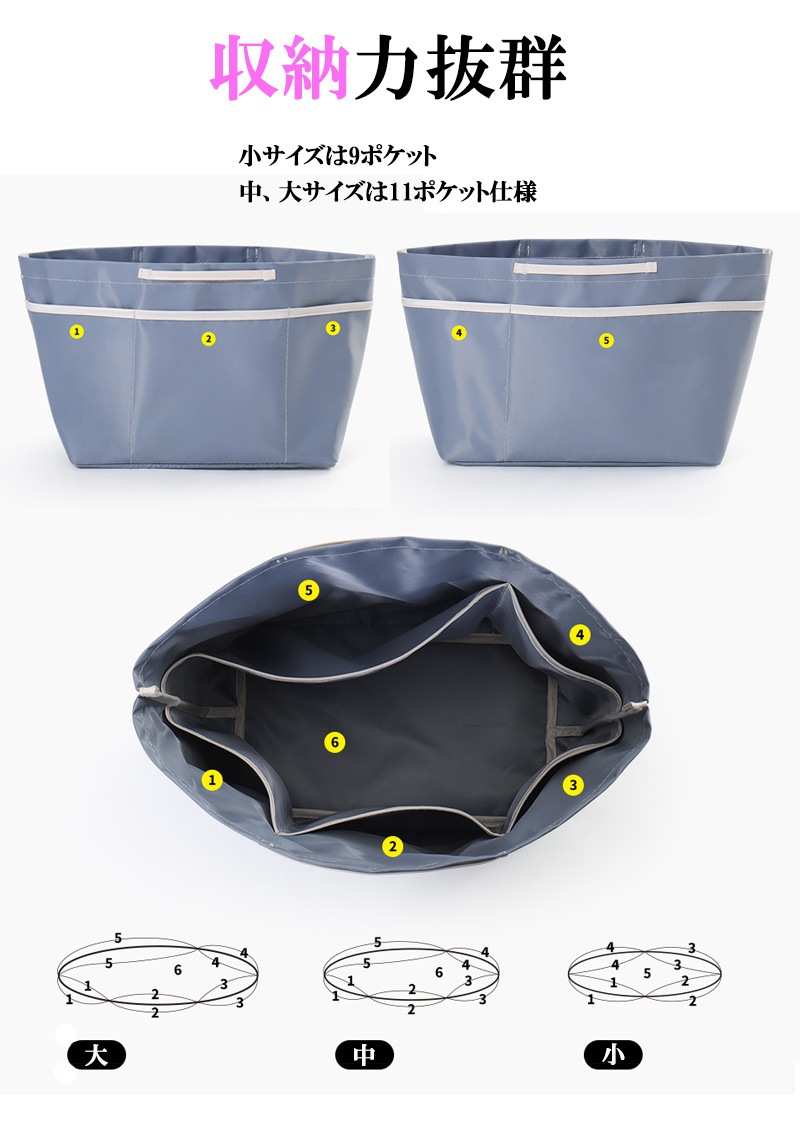 �Хå�����Хå� ����ʡ��Хå� ������ Bag in Bag �Хå��������ʥ����� ��Ǽ�ϥ��å� ����Ǻ� ���󥷥��Хå��� �ȡ��ȥХå��� ���� ��Ω ��Ǽ��ȴ�� �������� �Хå����� �������ɻ� �ޤꤿ����� ������ �ץꥢ�������� zk1417