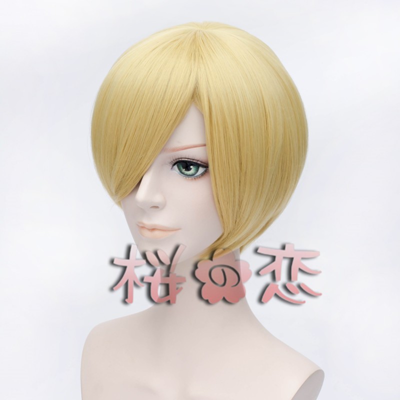 コスプレウィッグ ワンピース One Piece サンジ 風ウィッグ おまけyw1005 コスプレ衣装専門店 桜の恋 アニメコスプレ衣装 通販