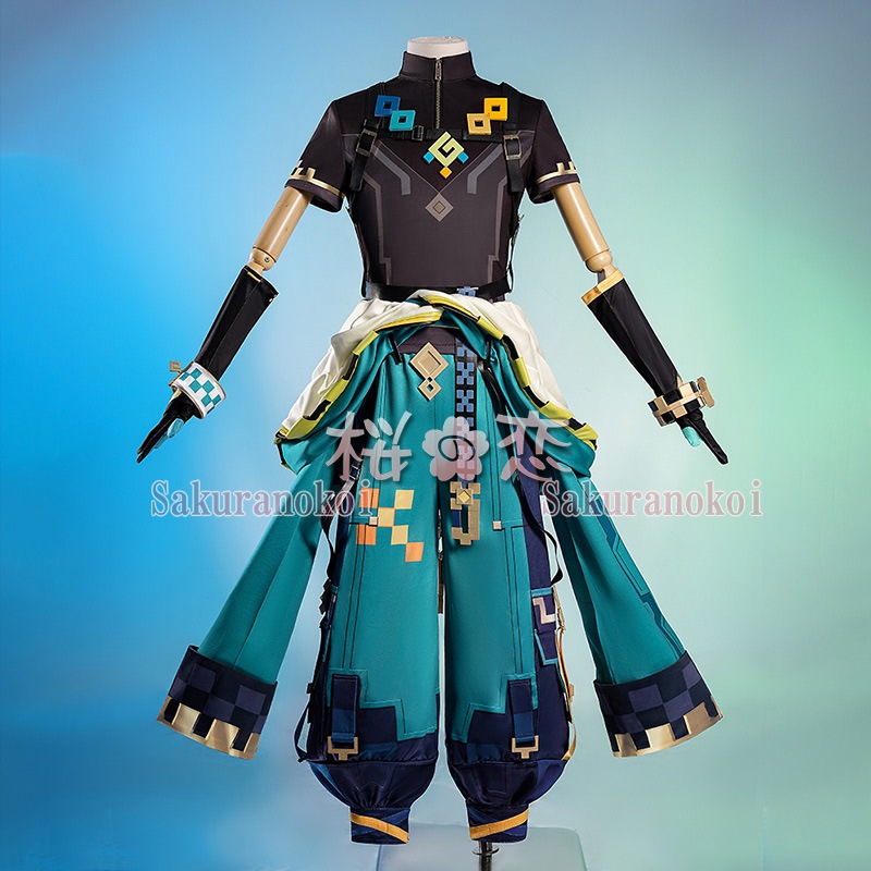  󤷤 genshin ˥ Kinich ץ  Mavuika п cosplay ٥ ѡƥ 塼   mg202