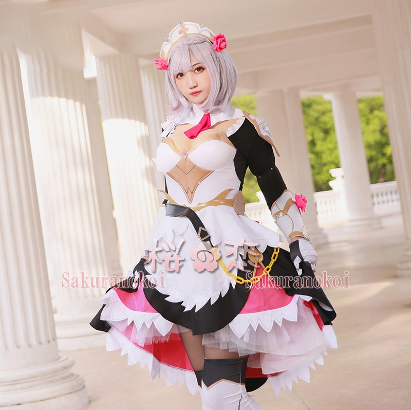  󤷤 genshin Υ Noelle ץ  cosplay ٥ ѡƥ 塼   mg056