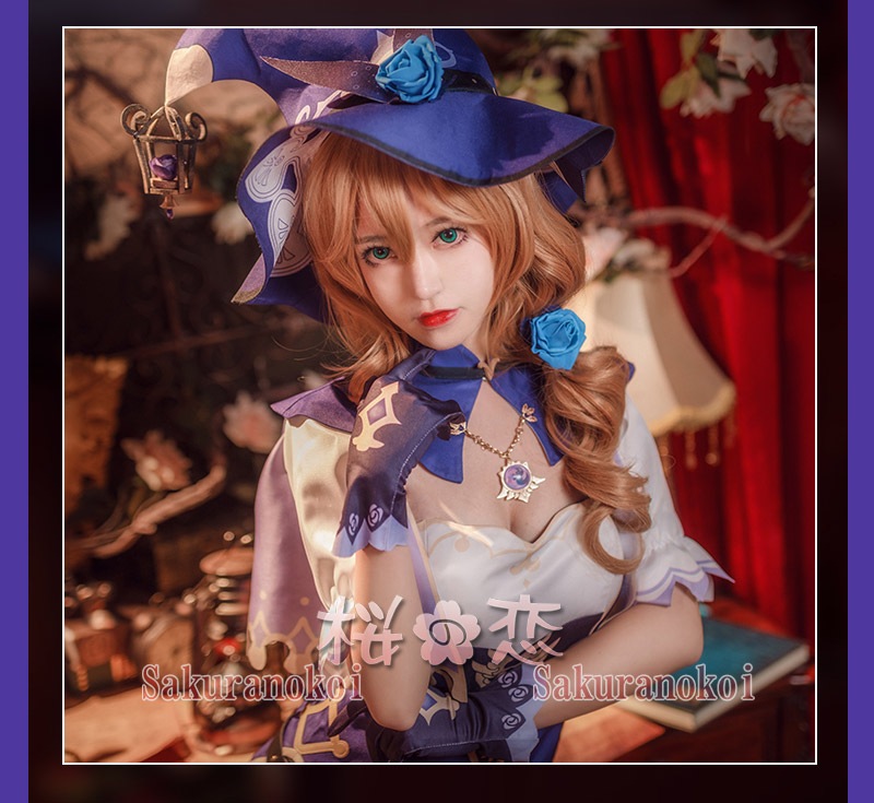 原神 リサ コスプレ ウィッグつき 原神 リサ コスプレ ウィッグつき