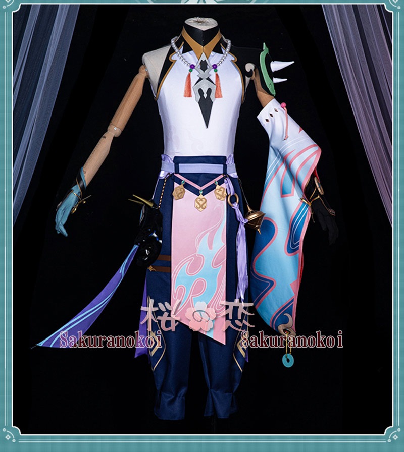 ���� ���󤷤� genshin ����ʥ��祦��Xiao �����ץ���� cosplay ���٥�� �ѡ��ƥ��� �������塼�� ���� ���� mg039