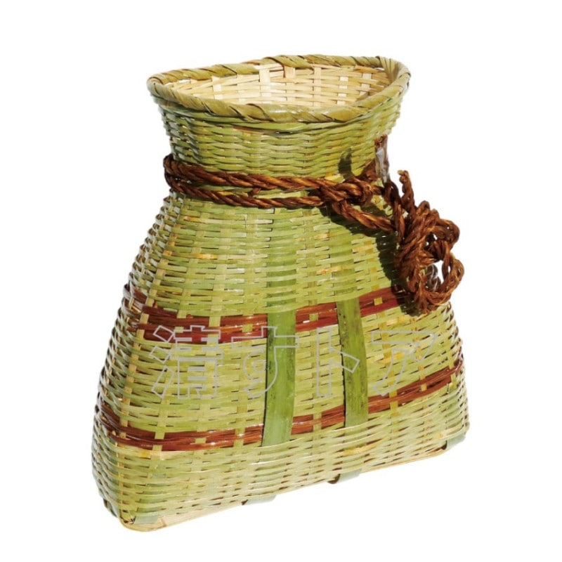 竹 工芸品 ヴィンテージ 竹 籠 アンティーク 竹籠 古民具籠 伝統工芸品 バスケット 花籠 古道具