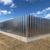 [発送地域限定：名古屋市及び近郊のみ] 鋼板 幅54cm×高2m 板厚0.8mm 50枚(1枚あたり2230円) ガード板 仮囲い 安全鋼板 仮設塀