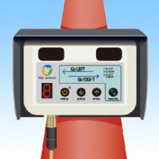 入退場レーザーセンサー おくだけガードマン（AC100V電源仕様） | 通信