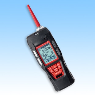 ポータブル型6成分ガス検知器 GX-6100(メタン%LEL・酸素・硫化水素・一酸化炭素・二酸化炭素ppm)乾電池仕様　GM11D400D0 00