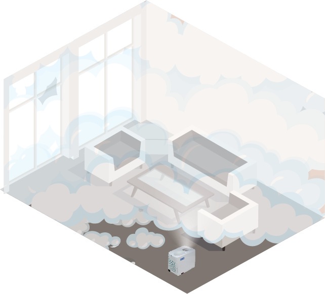 リクリア専用霧化式空間除菌装置　ＩＲ－１０