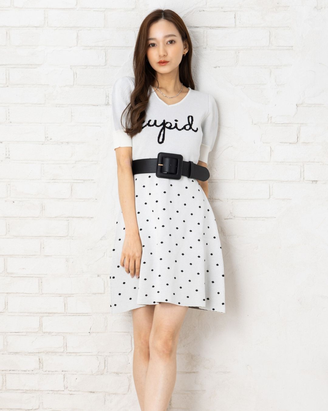 美品 Salire♡ボーダーワンピース 美品 Salire♡ボーダーワンピース