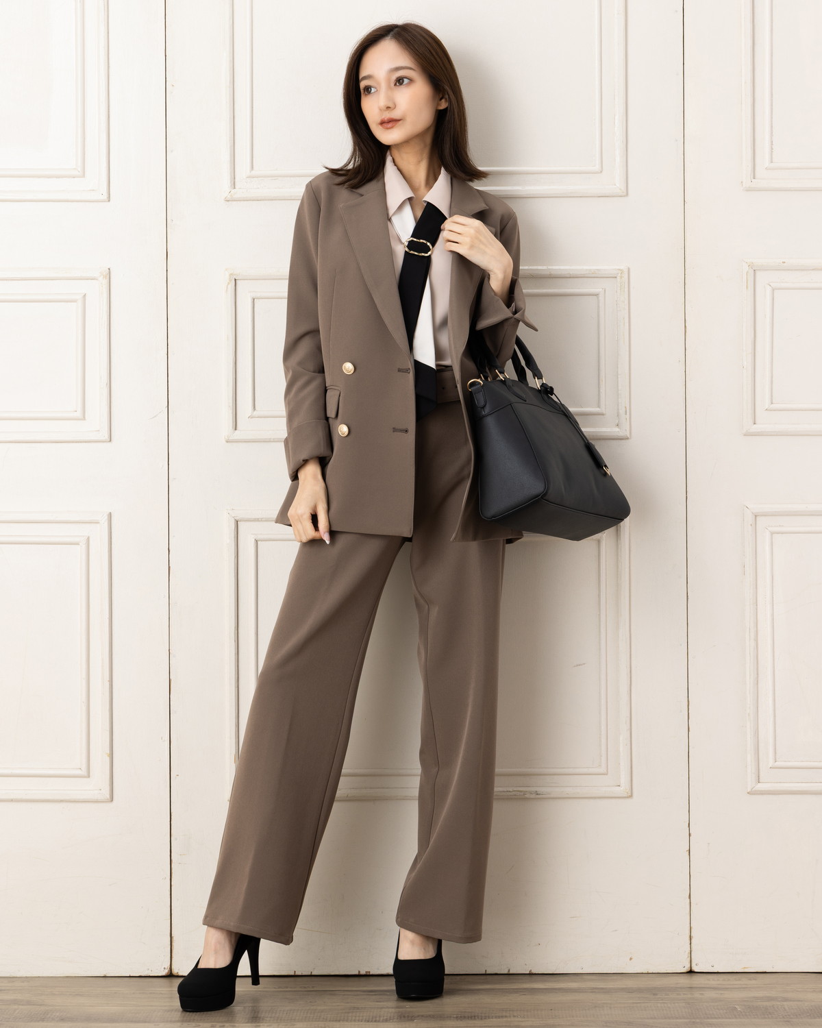 共布ベルト付パンツ | 全てのアイテム | salire(サリア) ONLINE SHOP