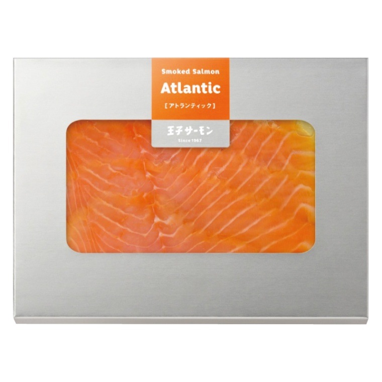 ノルウェー産ブルーサークルアトランティックサーモンスモークスライス60g(D)