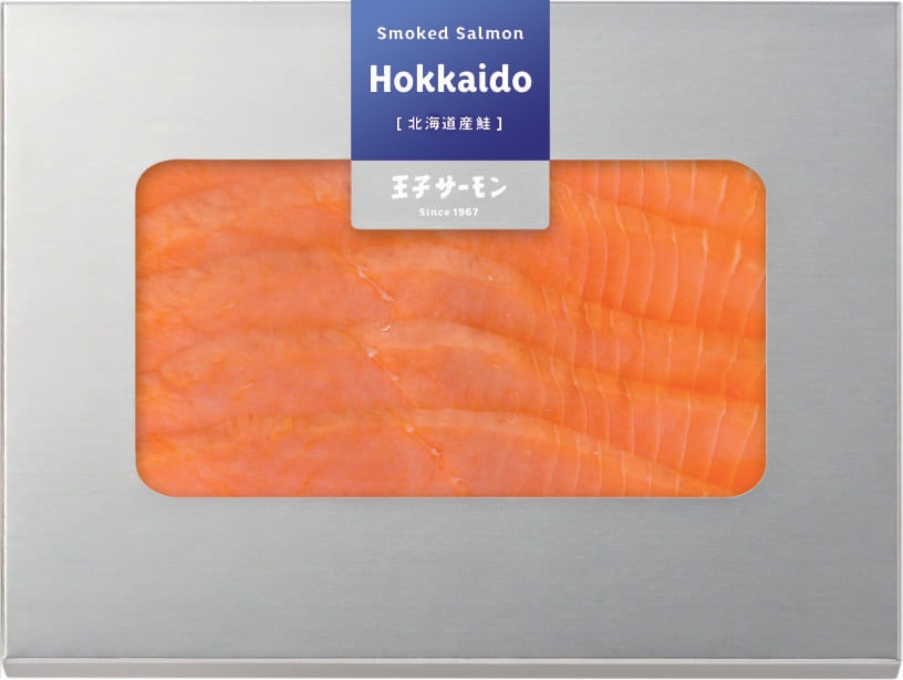 北海道産鮭スモークスライス60g(D)