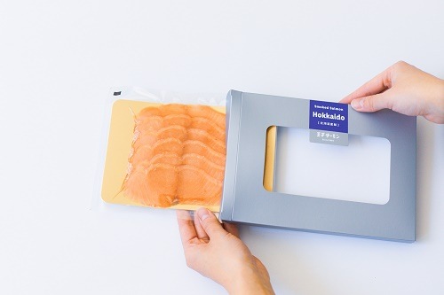 北海道産鮭スモークスライス60g(D)