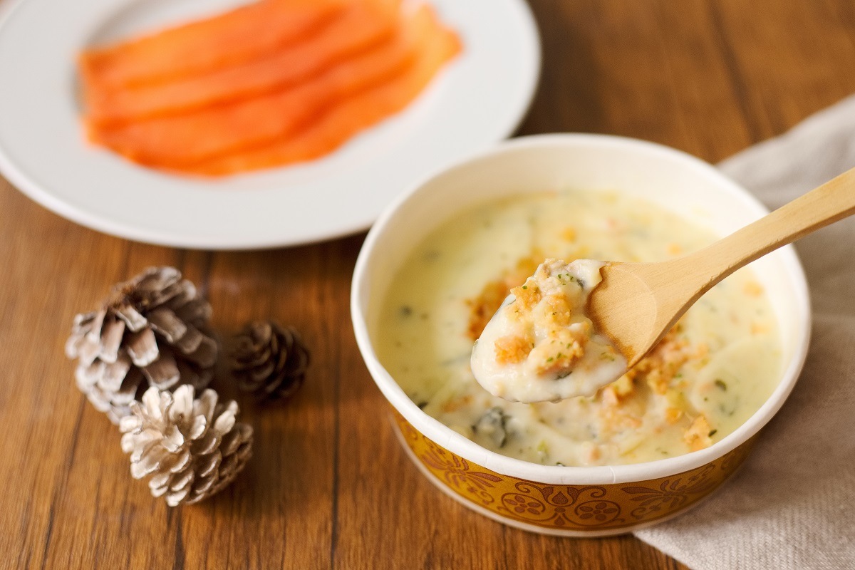 レンジ用スモークサーモン グラタン