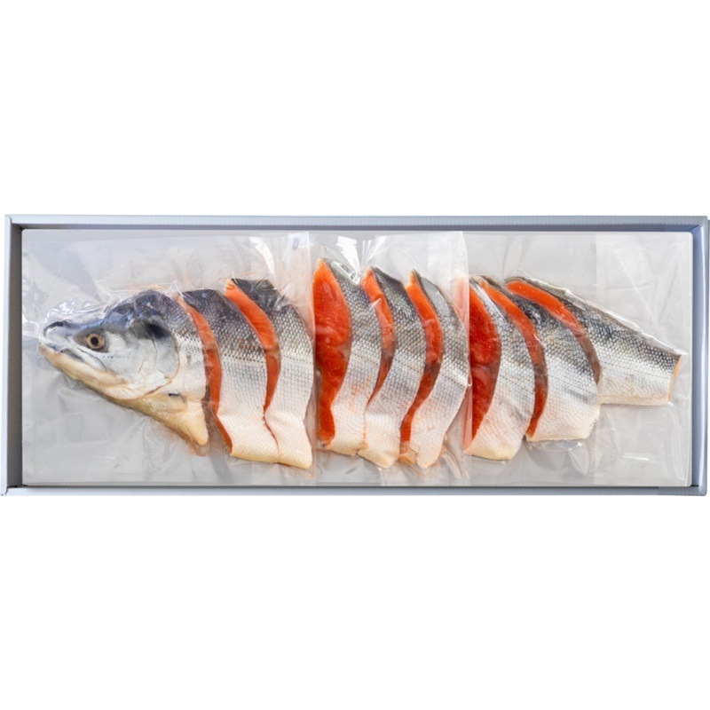 アラスカ産紅鮭 姿切身0.7kg 甘塩 CR55