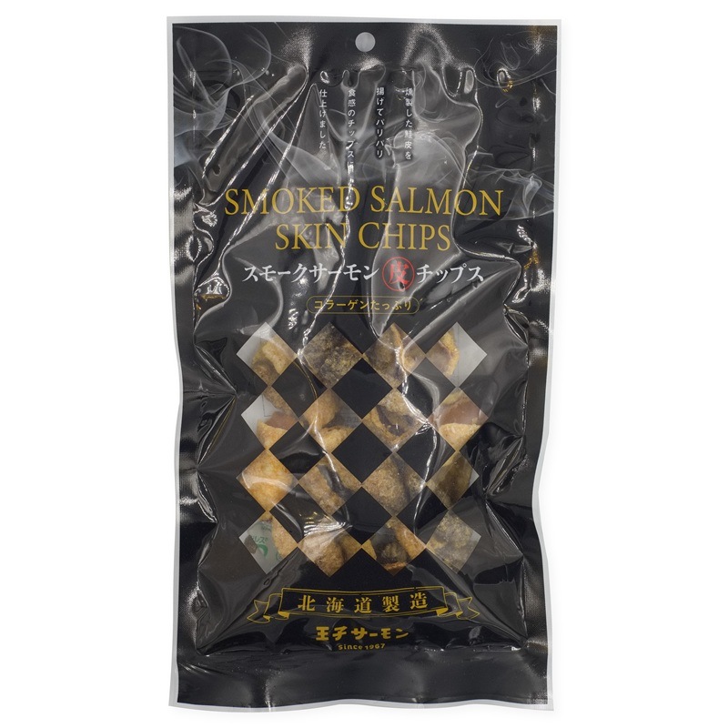 スモークサーモン皮チップス45g