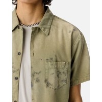 JOHN ELLIOTT GAS STATION S/S SHIRT (OLIVE) / 󥨥ꥪå ڥȥ