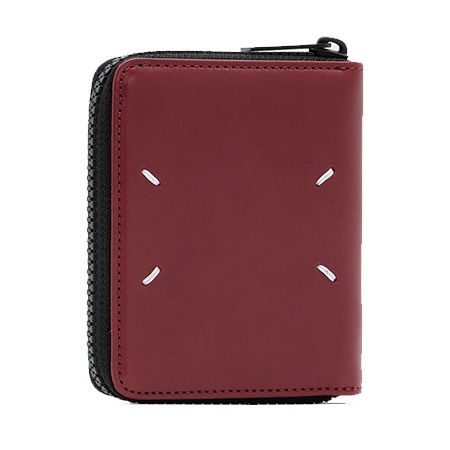 ★関税込★Maison Margiela ラウンドジップ ウォレット MAISON MARGIELA WALLET (BLK) / メゾンマルジェラ ラウンド